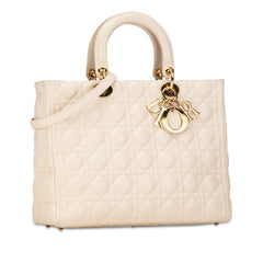 Large Lambskin Cannage Lady Dior_1