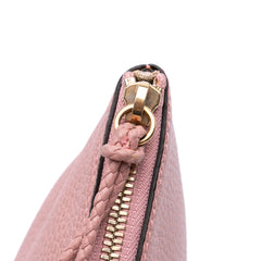 Calfskin Bamboo Tassel Clutch