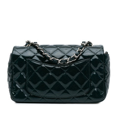 Mini Rectangular Classic Patent Single Flap