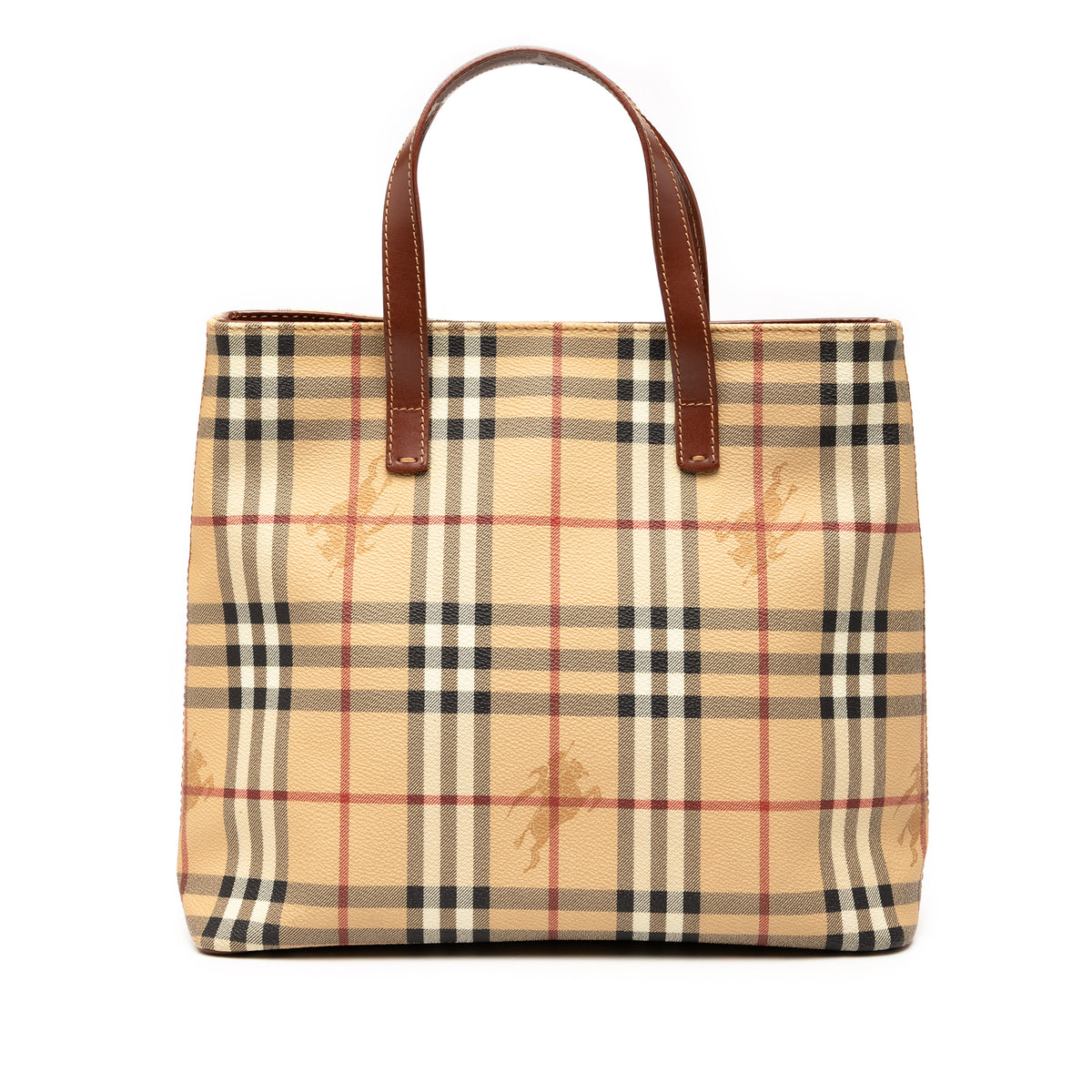 Haymarket Check Coated Canvas Tote