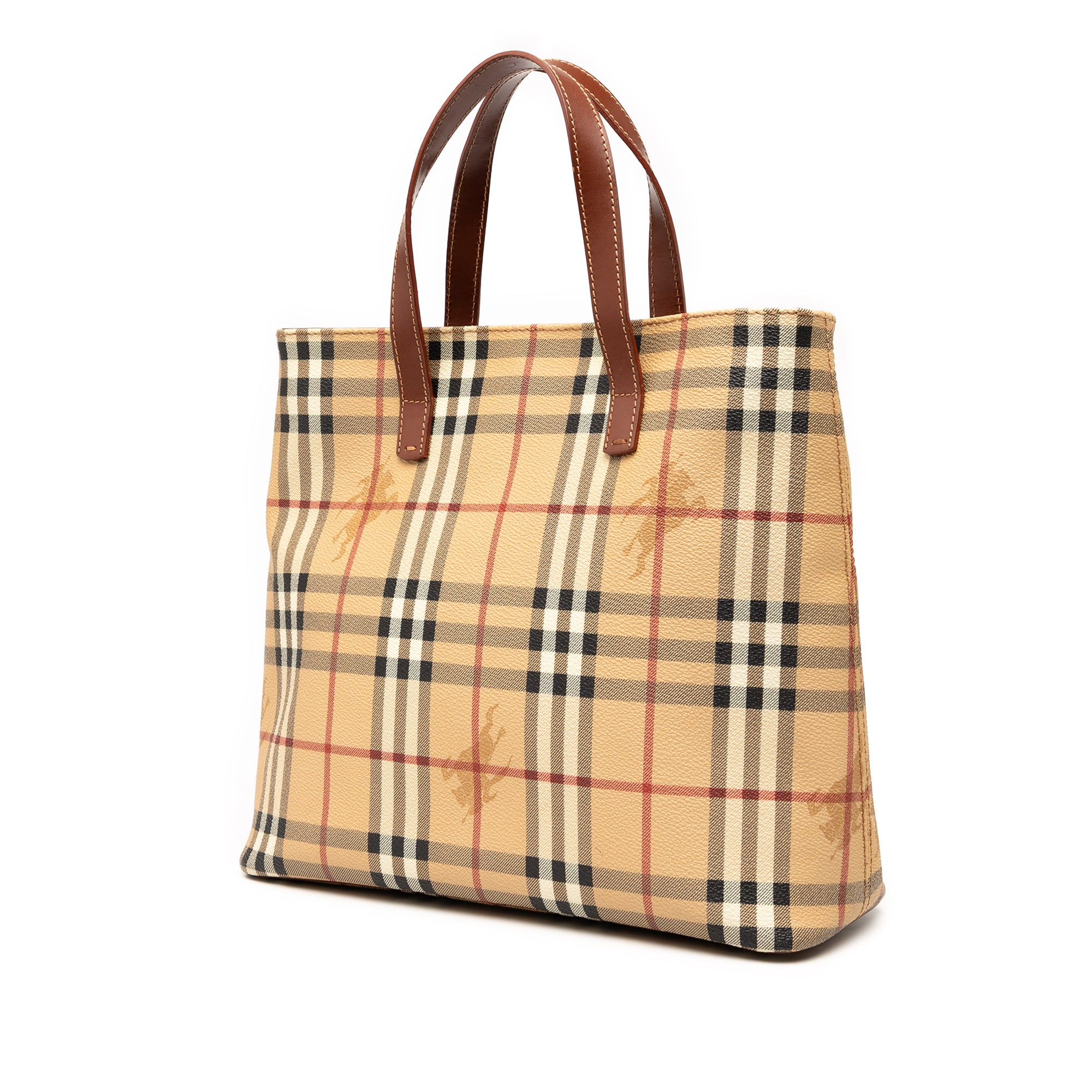 Haymarket Check Coated Canvas Tote