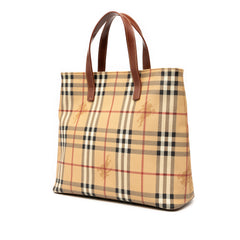Haymarket Check Coated Canvas Tote