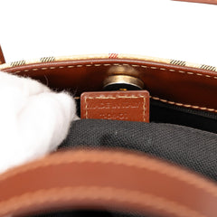 Haymarket Check Coated Canvas Tote