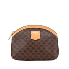 Macadam Coated Canvas Pouch