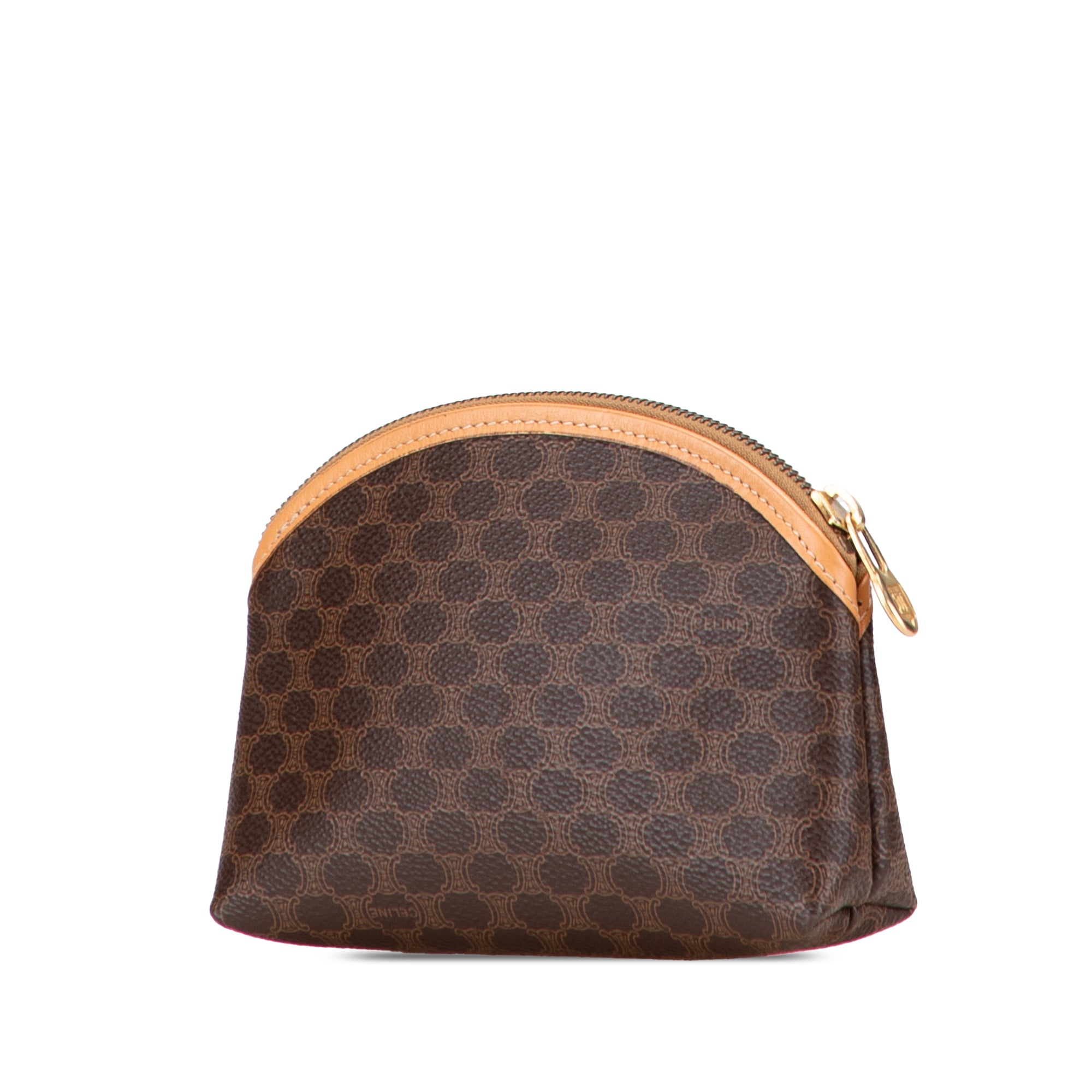 Macadam Coated Canvas Pouch