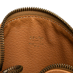 Macadam Coated Canvas Pouch