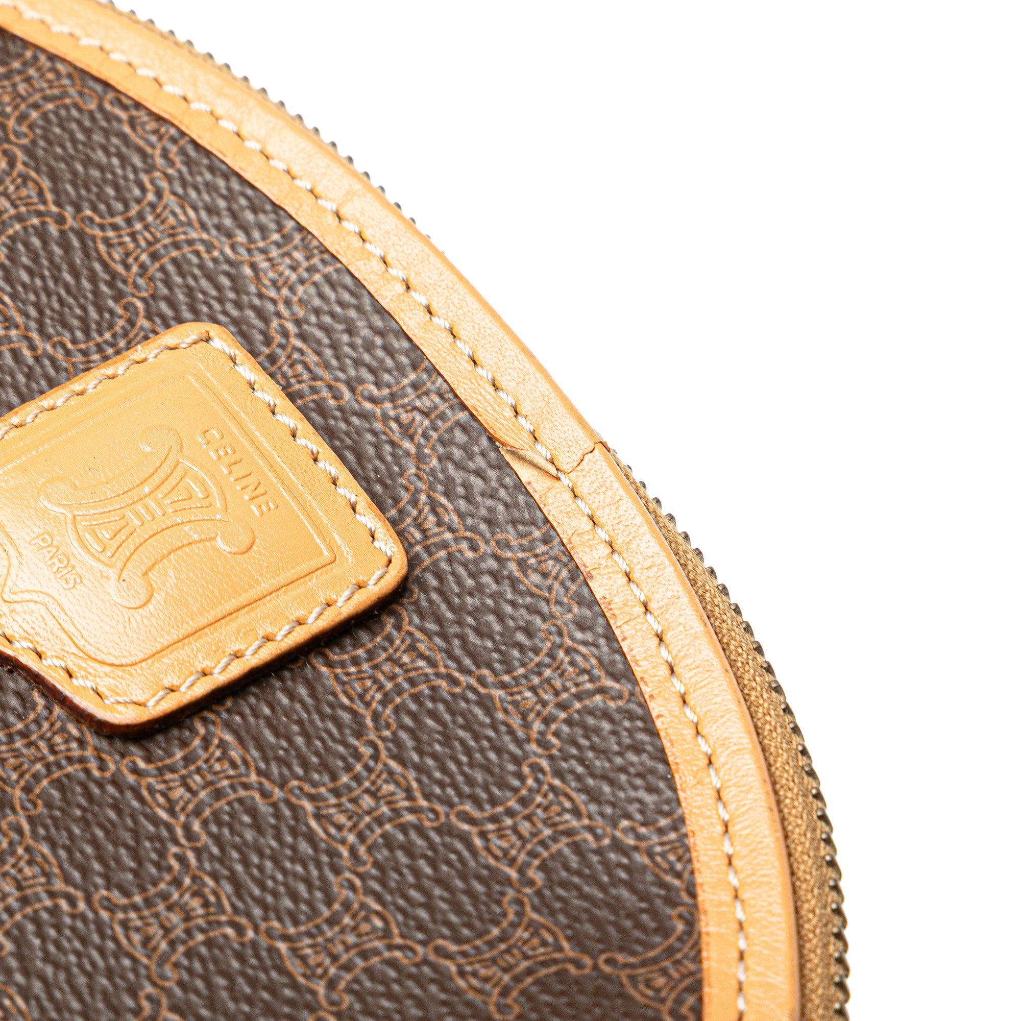 Macadam Coated Canvas Pouch