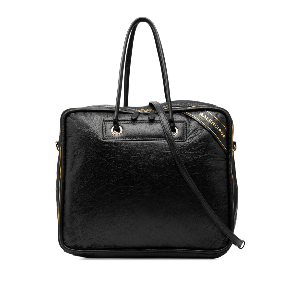 Medium Lambskin Blanket Square Satchel