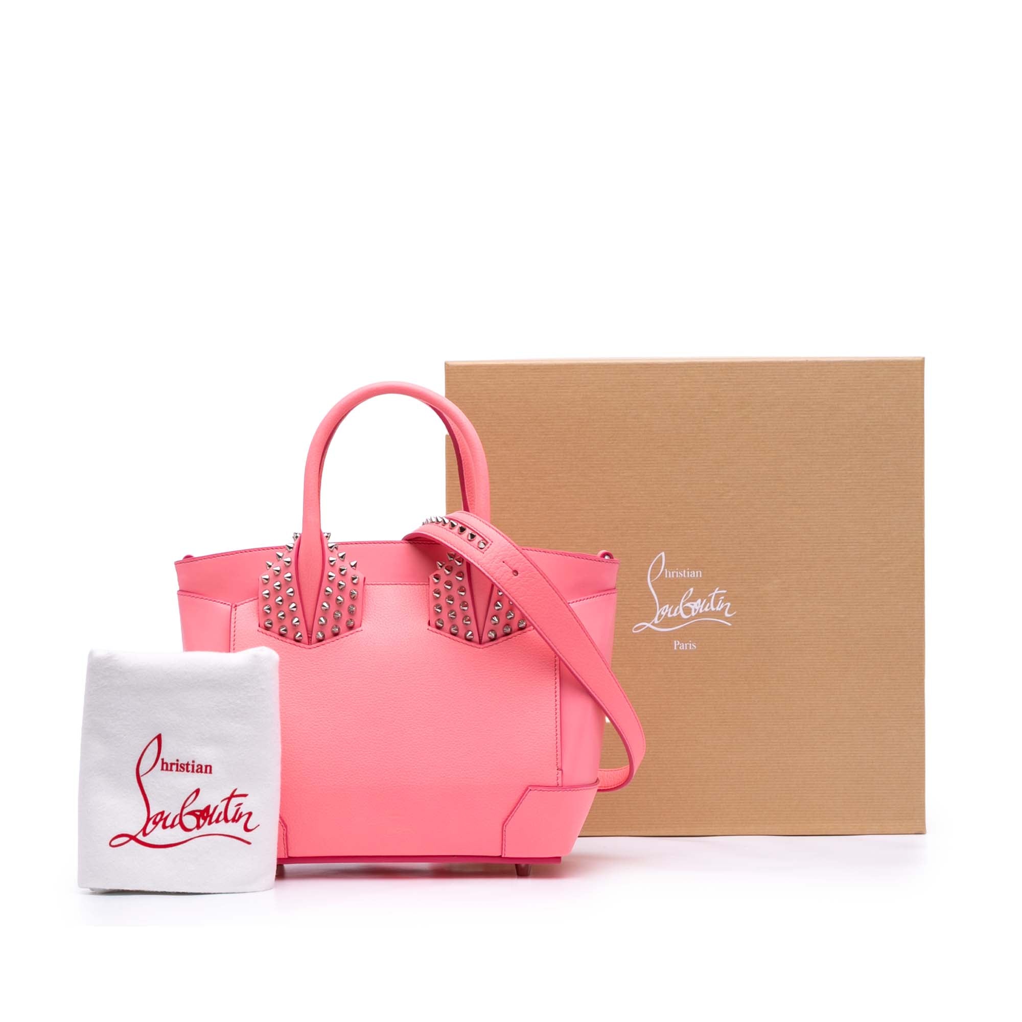Leather Studded Eloise Top Handle Bag