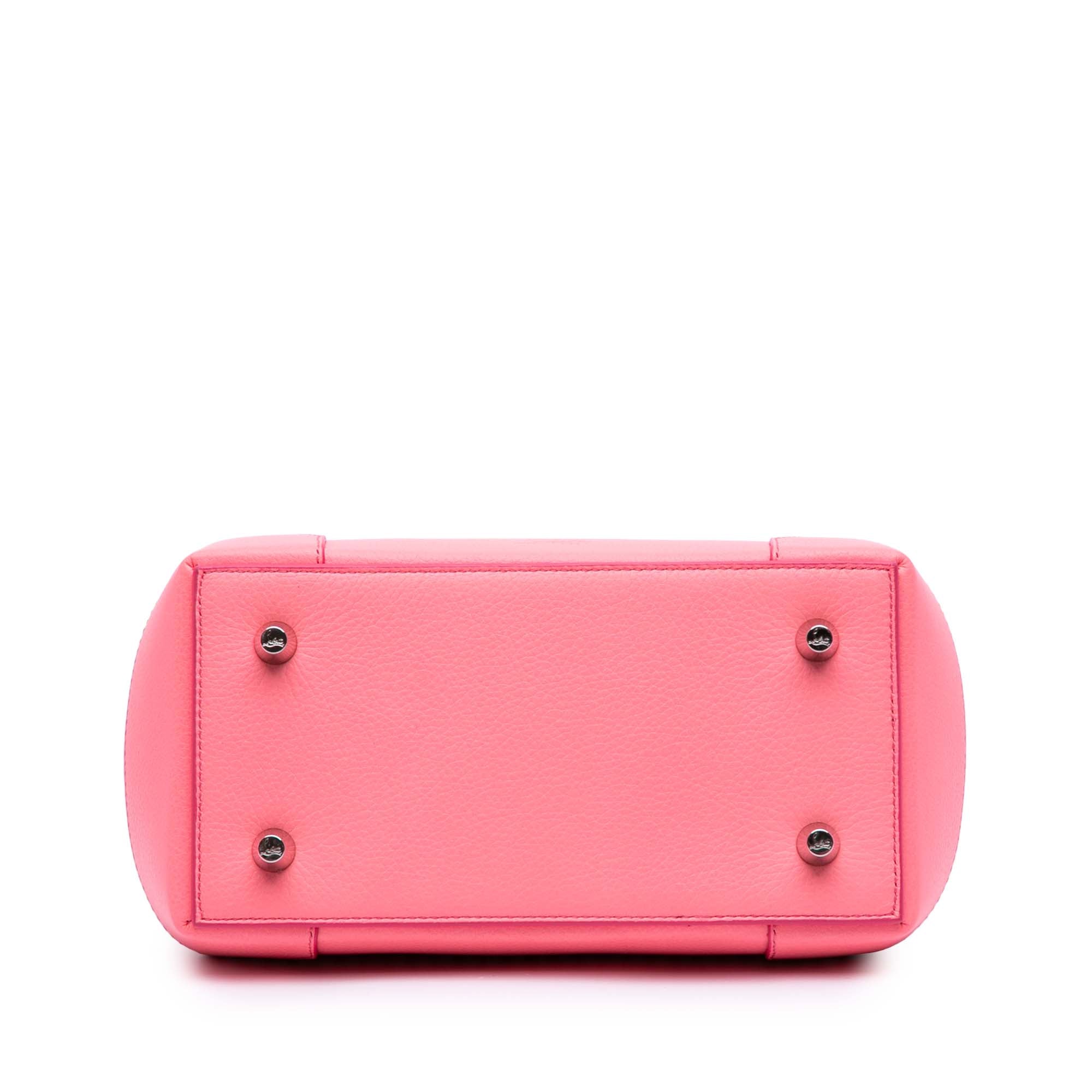 Leather Studded Eloise Top Handle Bag