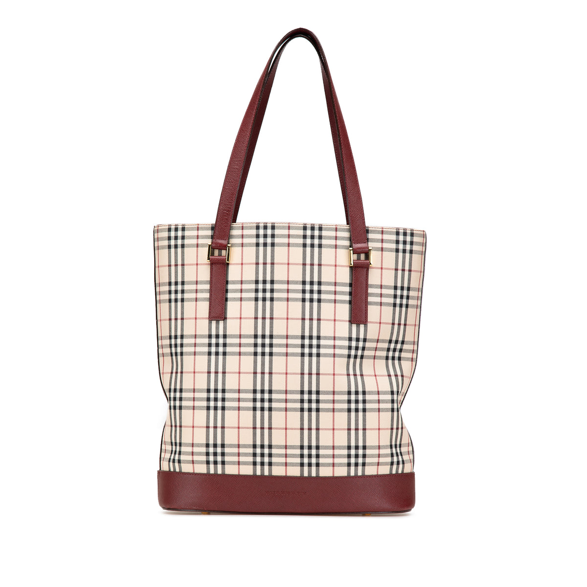 House Check Canvas Tote
