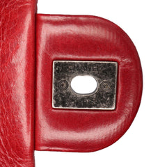 Medium Glazed Calfskin Duo Color Flap