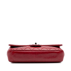 Medium Glazed Calfskin Duo Color Flap