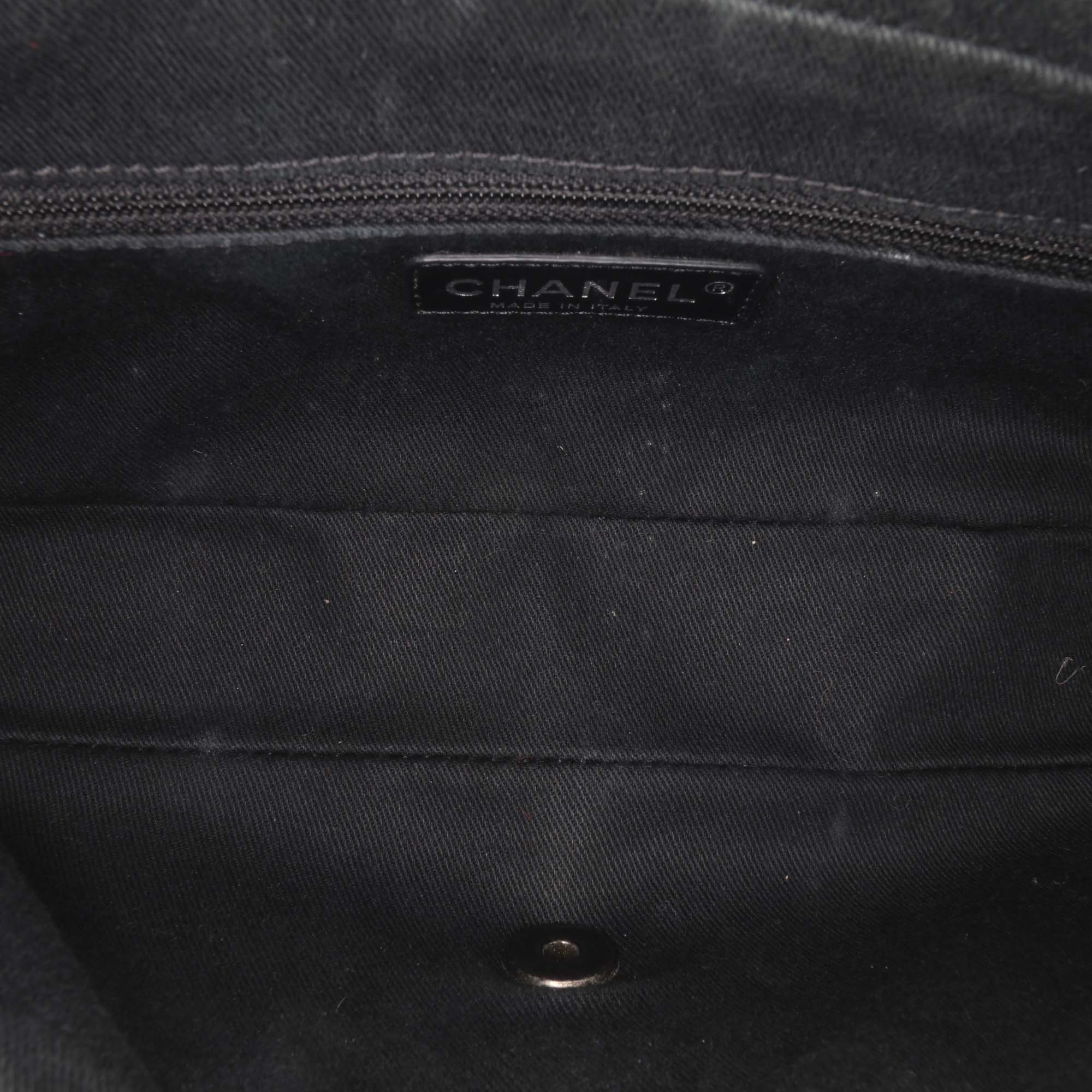 Medium Glazed Calfskin Duo Color Flap