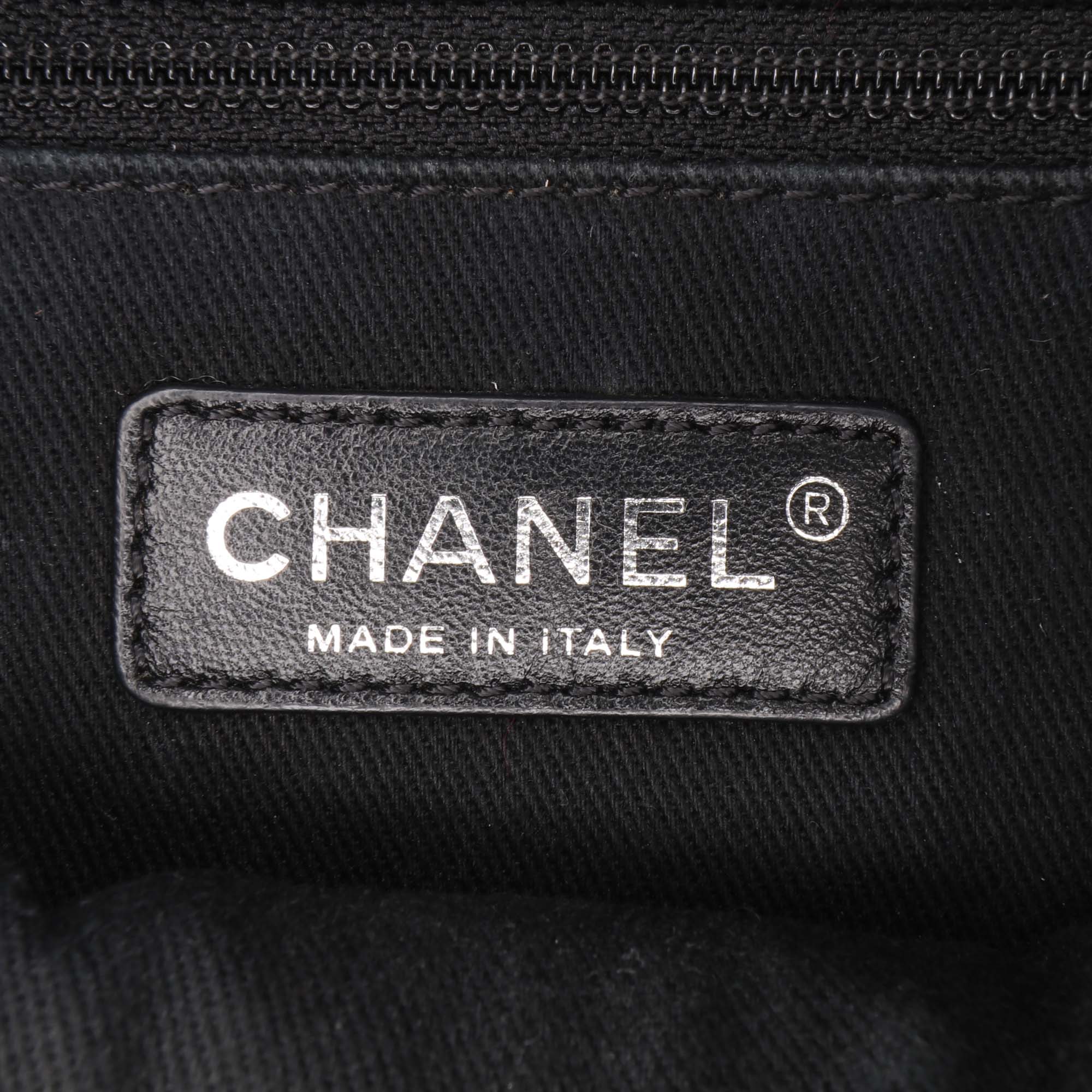 Medium Glazed Calfskin Duo Color Flap