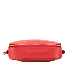 Saffiano Double Zip Crossbody