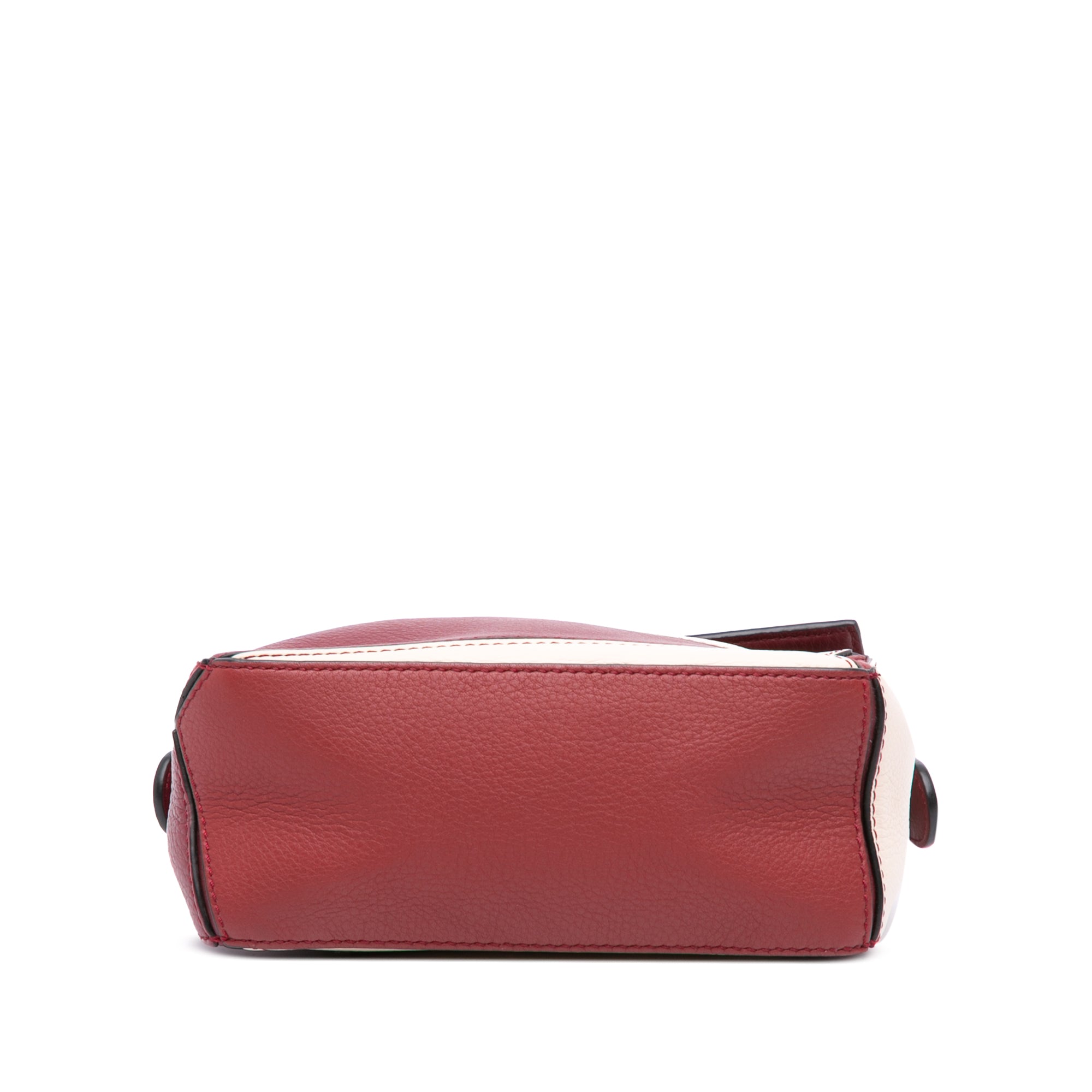 Mini Tricolor Calfskin Puzzle Satchel