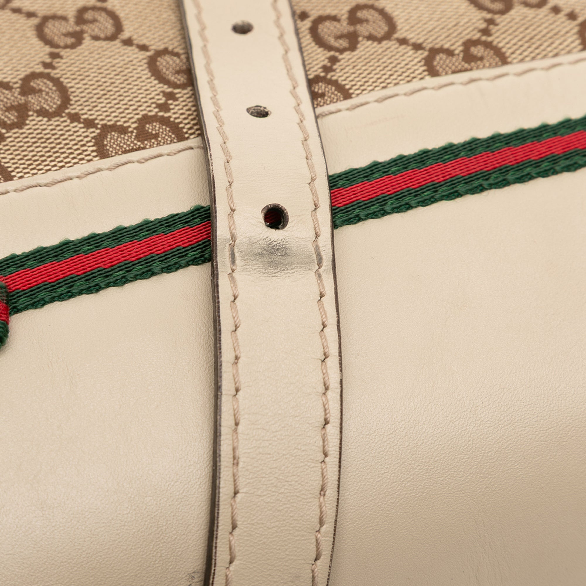 Small GG Canvas Web Mayfair Satchel