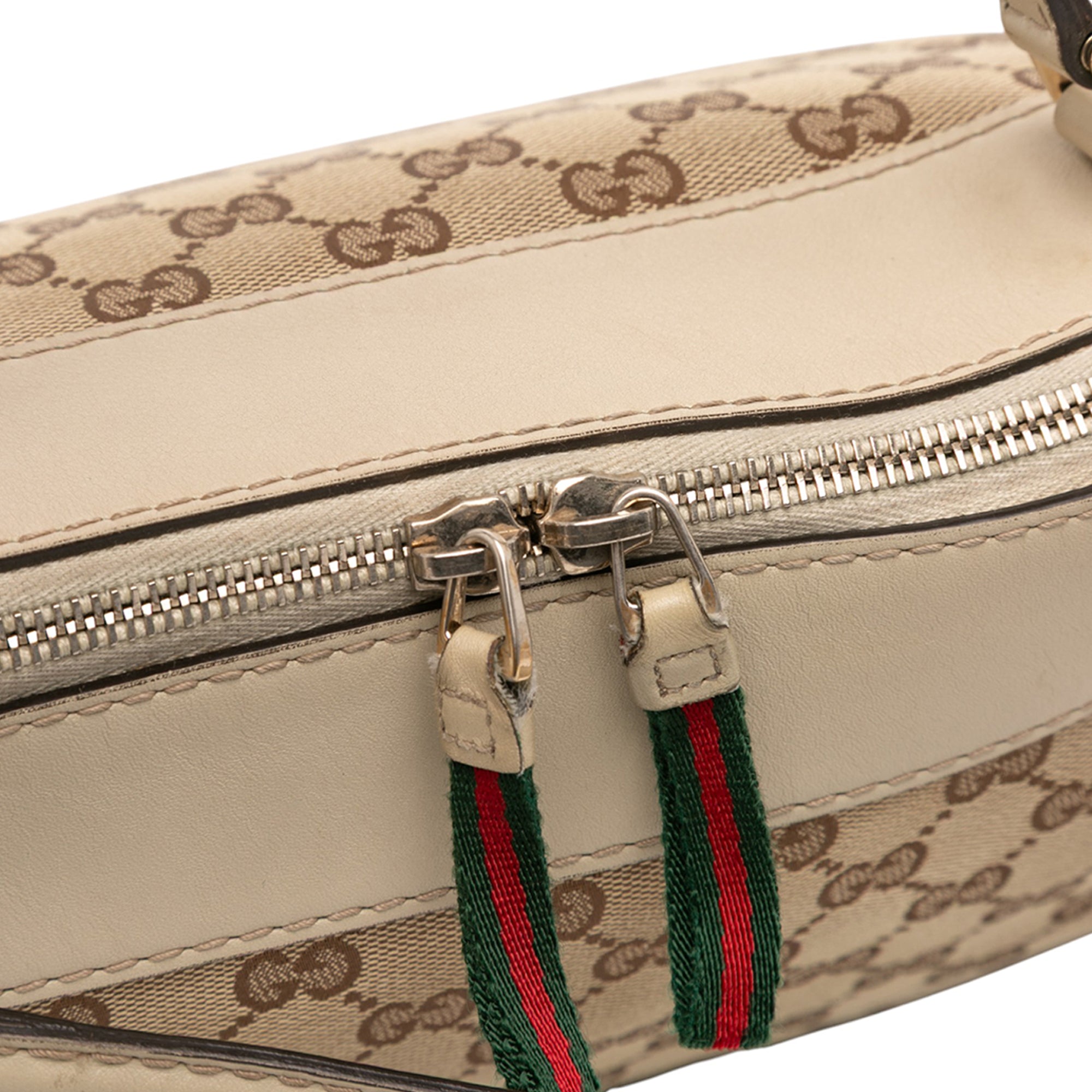 Small GG Canvas Web Mayfair Satchel