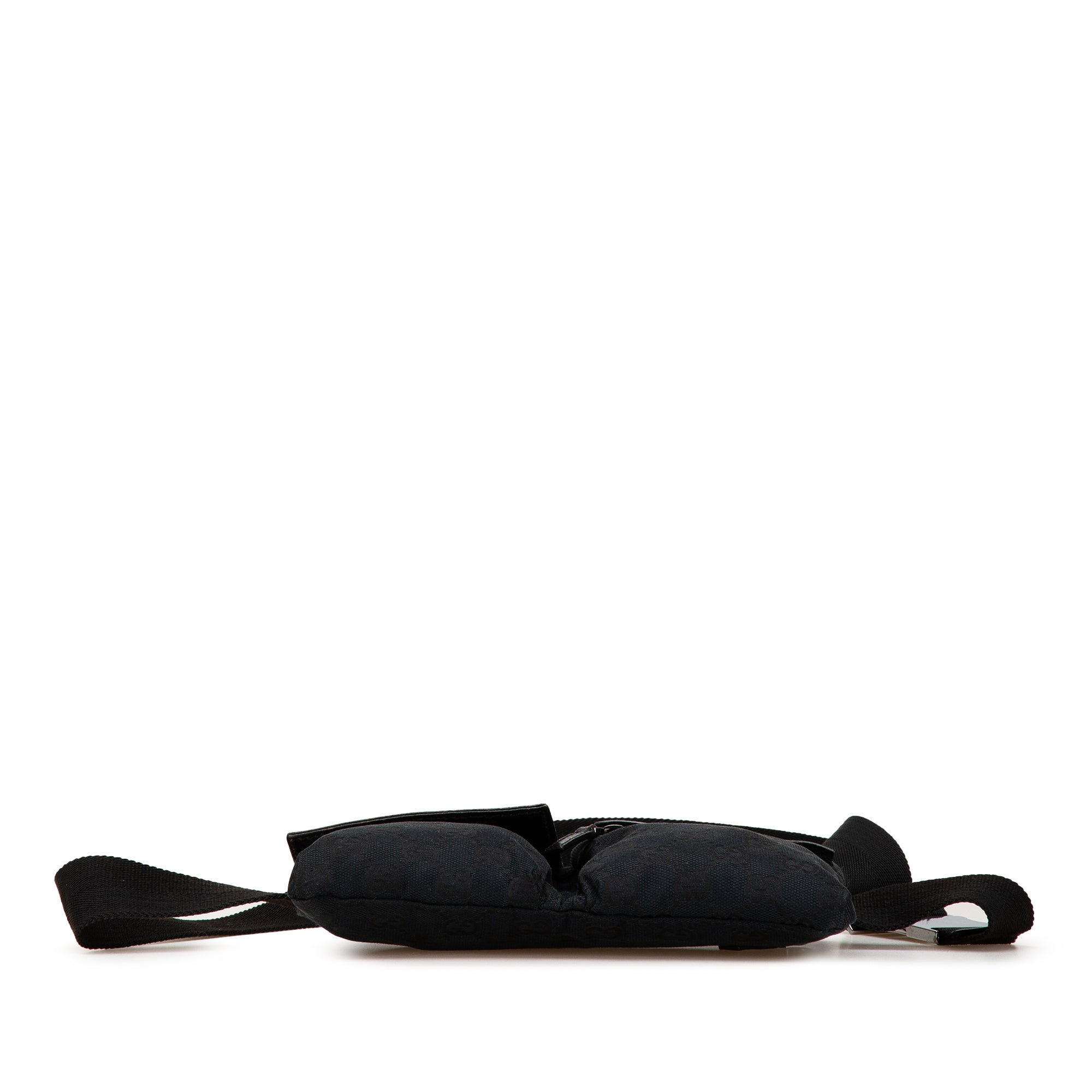 GG Canvas Double Pocket Belt Bag