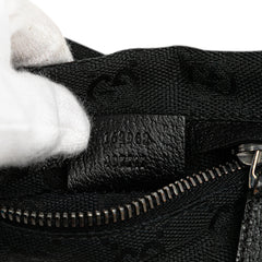 GG Canvas Double Pocket Belt Bag