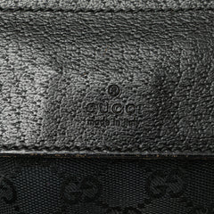 GG Canvas Double Pocket Belt Bag