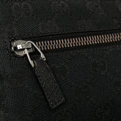 GG Canvas Double Pocket Belt Bag