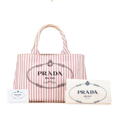 Small Canvas Canapa Logo Stripes Satchel