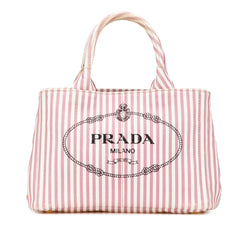Small Canvas Canapa Logo Stripes Satchel