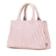 Small Canvas Canapa Logo Stripes Satchel