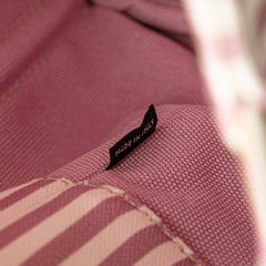 Small Canvas Canapa Logo Stripes Satchel