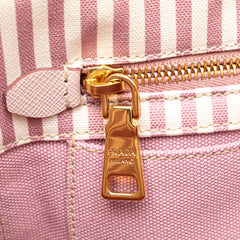 Small Canvas Canapa Logo Stripes Satchel