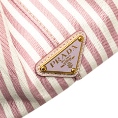Small Canvas Canapa Logo Stripes Satchel