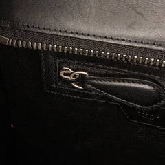 Micro Tricolor Leather Luggage Tote