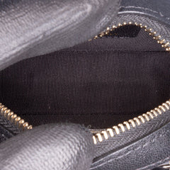 CC Quilted Lambskin Round Chain Around Clutch With Chain