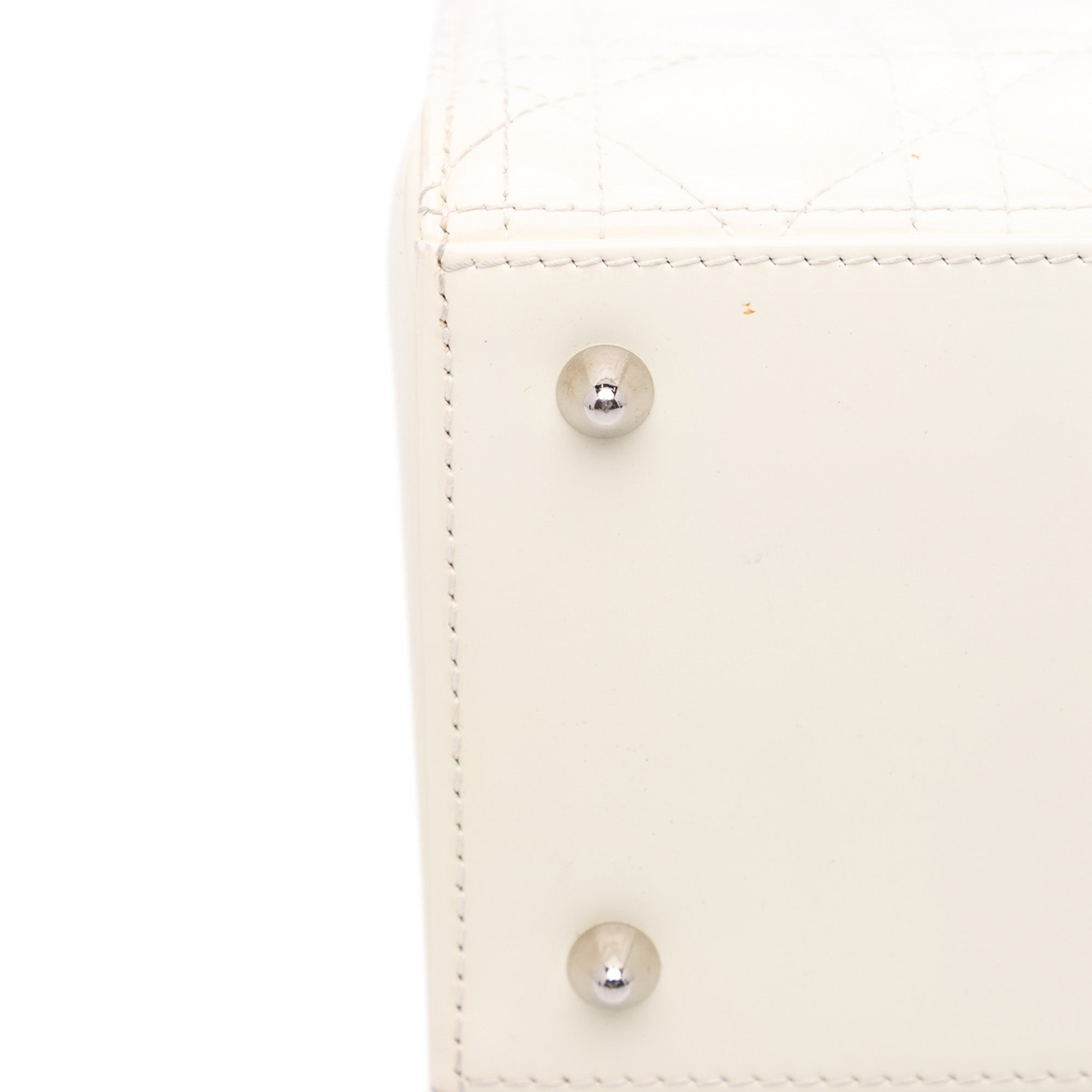 Medium Patent Cannage Lady Dior