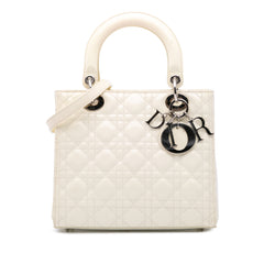 Medium Patent Cannage Lady Dior