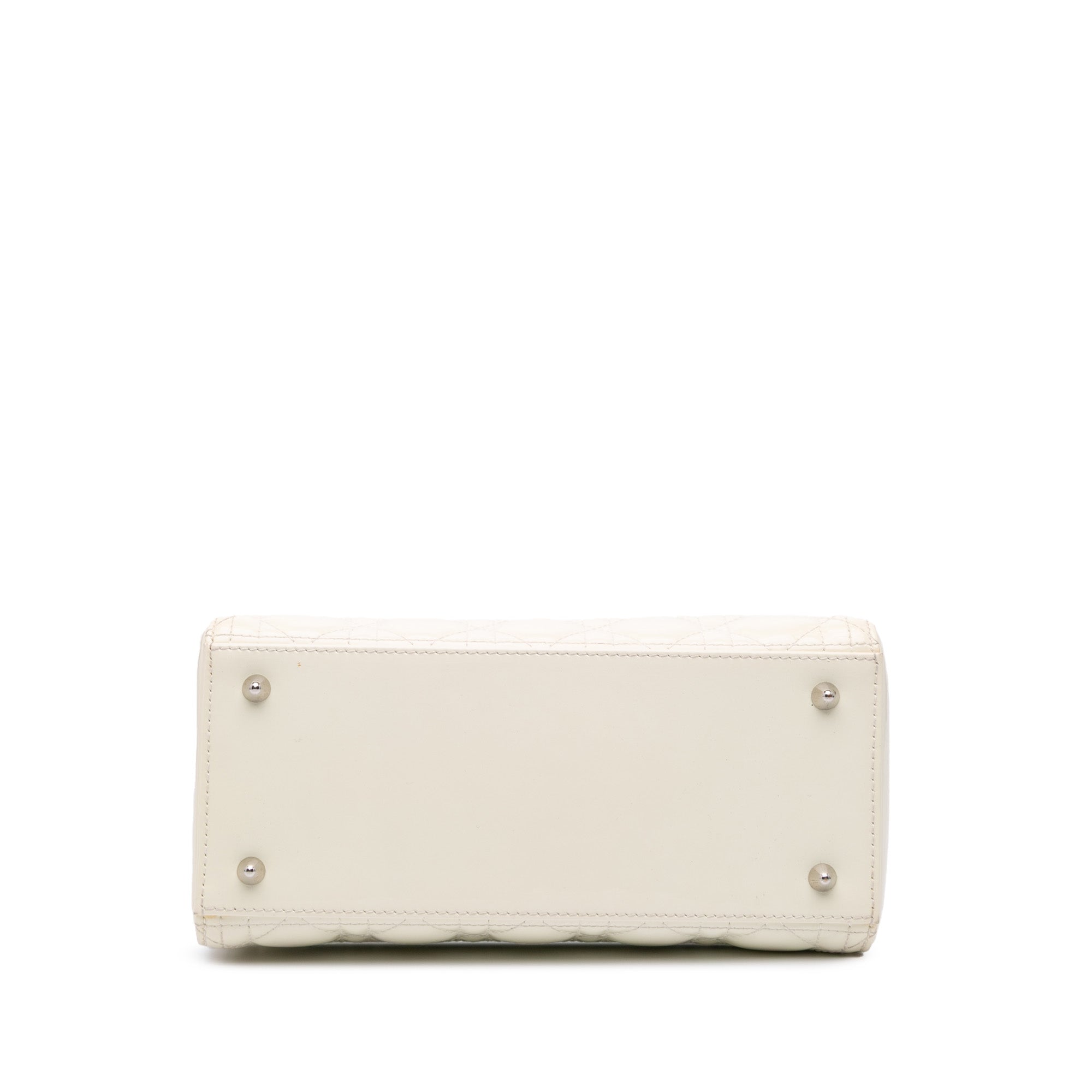 Medium Patent Cannage Lady Dior