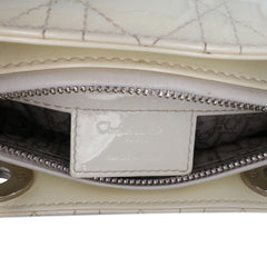 Medium Patent Cannage Lady Dior