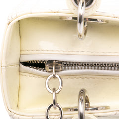Medium Patent Cannage Lady Dior