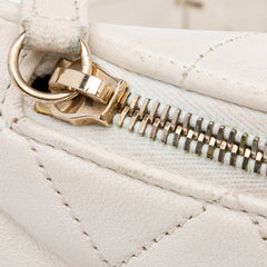 CC Quilted Lambskin Studded Logo Belt Bag