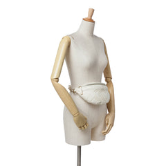 CC Quilted Lambskin Studded Logo Belt Bag