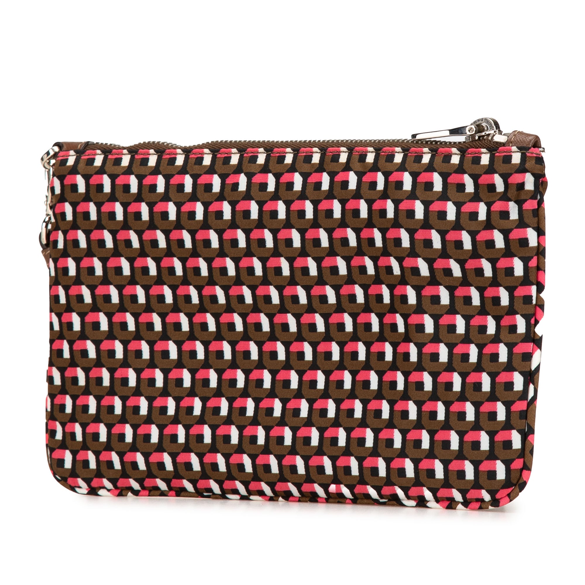 Tessuto Stampato Wristlet Clutch