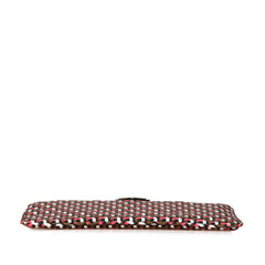 Tessuto Stampato Wristlet Clutch