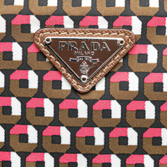 Tessuto Stampato Wristlet Clutch