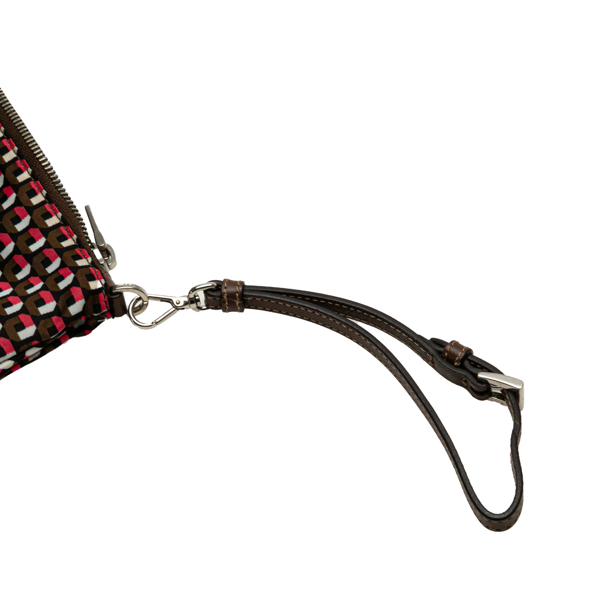 Tessuto Stampato Wristlet Clutch