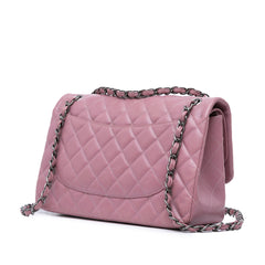 Jumbo Classic Caviar Double Flap