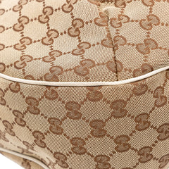 Large GG Canvas Web New Ladies Hobo