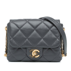 Mini Quilted Lambskin Crush on Chains Flap