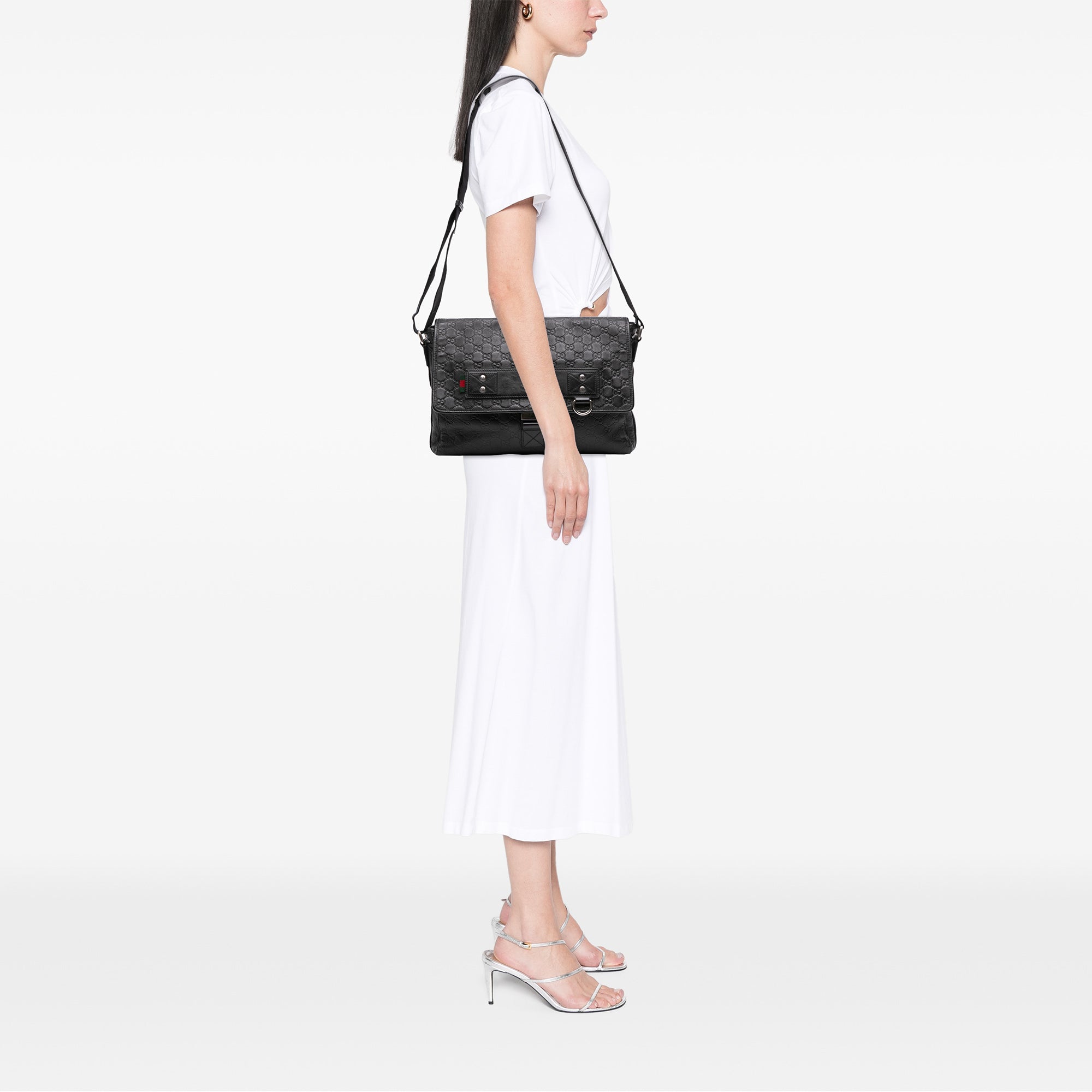 Guccissima Web Crossbody 